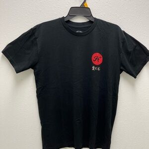 Harland Brewing Black Short Sleeve Tee with Red H Emblem. San Diego California